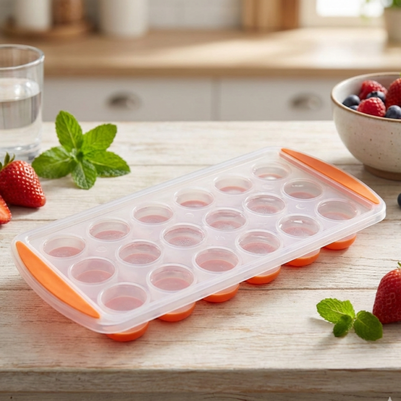 Silicone Pop Up Ice Cube Tray