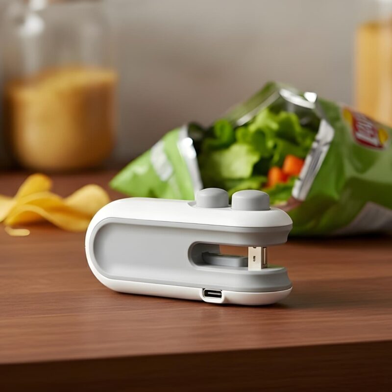 Mini Bag Sealer - 2 In 1 Rechargeable